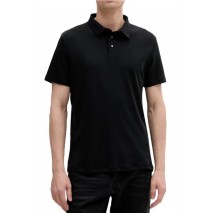 CALVIN KLEIN SS SUPIMA CHEST EMB POLO T-SHIRT ΜΠΛΟΥΖΑ ΑΝΔΡΙΚΗ BLACK