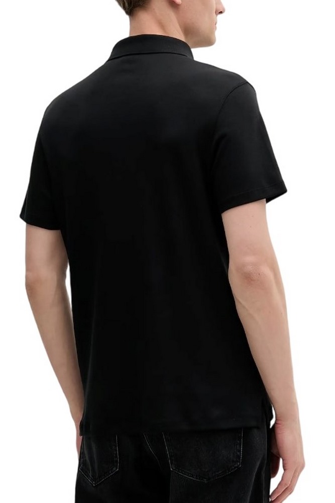 CALVIN KLEIN SS SUPIMA CHEST EMB POLO T-SHIRT ΜΠΛΟΥΖΑ ΑΝΔΡΙΚΗ BLACK