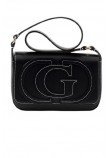 GUESS RUBY FLAP SHOULDER BAG ΤΣΑΝΤΑ ΓΥΝΑΙΚΕΙΑ BLACK