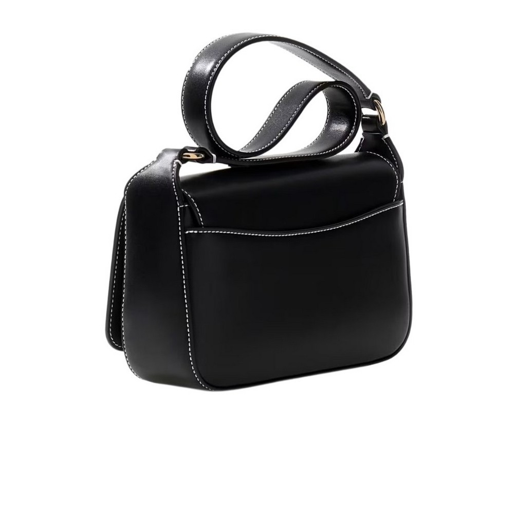 GUESS RUBY FLAP SHOULDER BAG ΤΣΑΝΤΑ ΓΥΝΑΙΚΕΙΑ BLACK