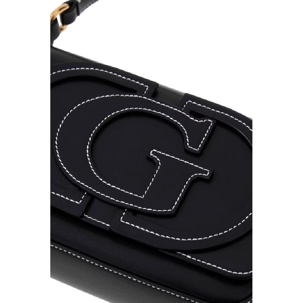 GUESS RUBY FLAP SHOULDER BAG ΤΣΑΝΤΑ ΓΥΝΑΙΚΕΙΑ BLACK
