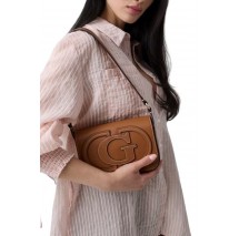 GUESS RUBY FLAP SHOULDER BAG ΤΣΑΝΤΑ ΓΥΝΑΙΚΕΙΑ CARAMEL