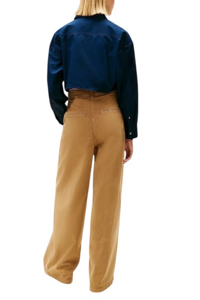 TOMMY JEANS CROPPED UTILITY SHIRT ΠΟΥΚΑΜΙΣΟ ΓΥΝΑΙΚΕΙΟ DARK NAVY