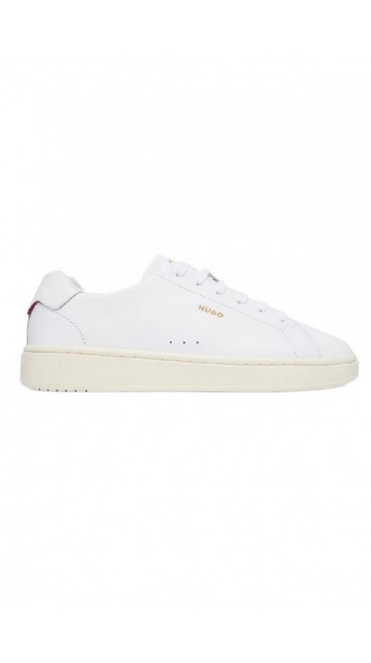 HUGO BOSS NESTON TENN LACE UP SNEAKERS ΠΑΠΟΥΤΣΙ ΑΝΔΡΙΚΟ WHITE