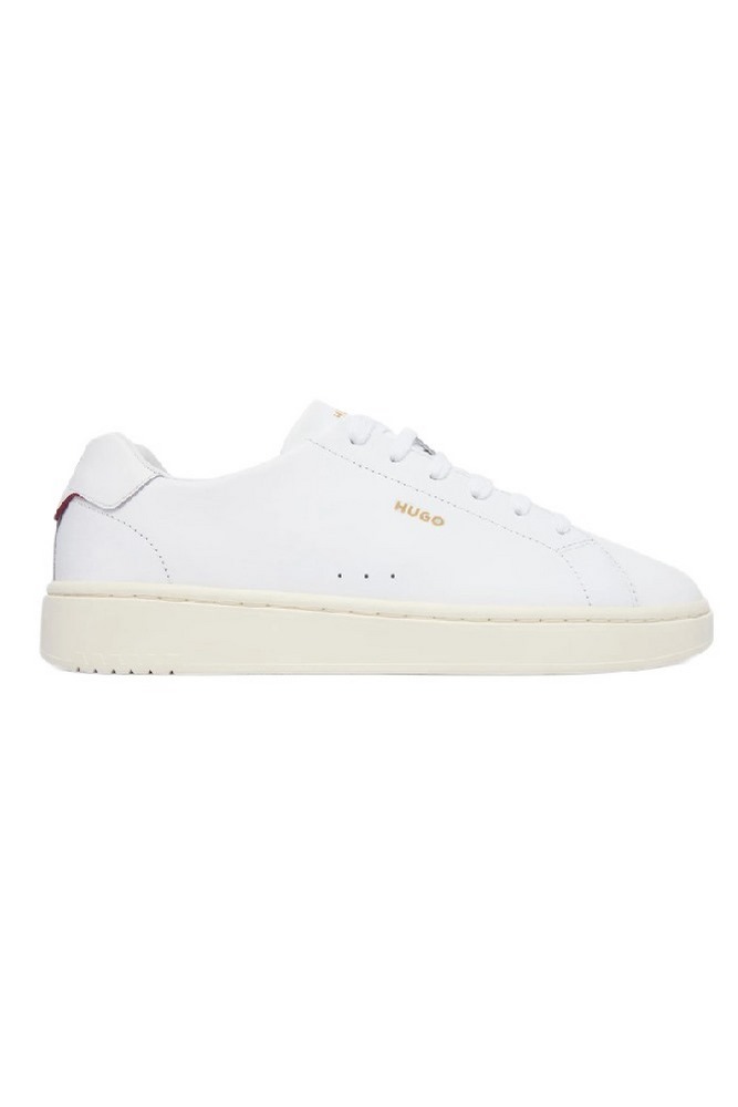 HUGO BOSS NESTON TENN LACE UP SNEAKERS ΠΑΠΟΥΤΣΙ ΑΝΔΡΙΚΟ WHITE