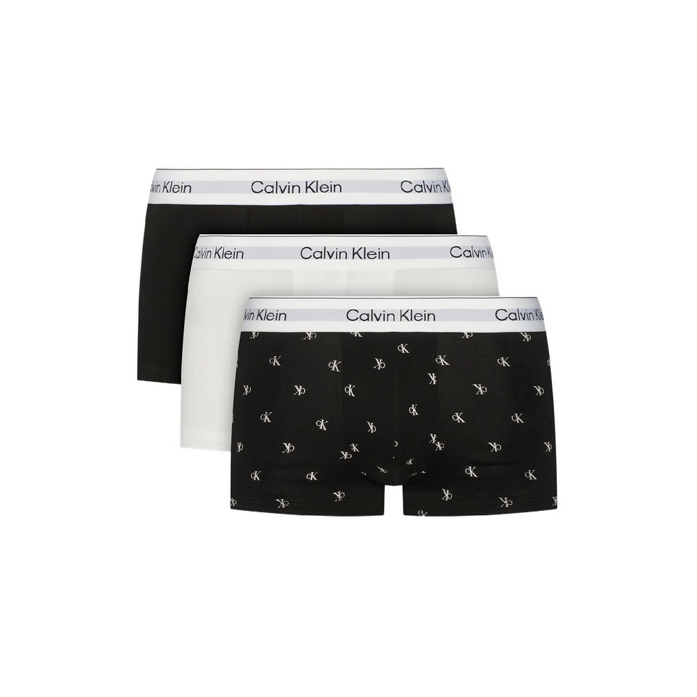 CALVIN KLEIN LOW RISE TRUNK 3PK ΕΣΩΡΟΥΧΟ ΑΝΔΡΙΚΟ CK BLACK