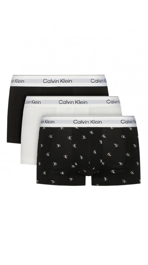 CALVIN KLEIN LOW RISE TRUNK 3PK ΕΣΩΡΟΥΧΟ ΑΝΔΡΙΚΟ CK BLACK