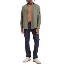TOMMY JEANS REG FLANNEL SHIRT EXT ΠΟΥΚΑΜΙΣΟ ΑΝΔΡΙΚΟ MILITARY GREEN