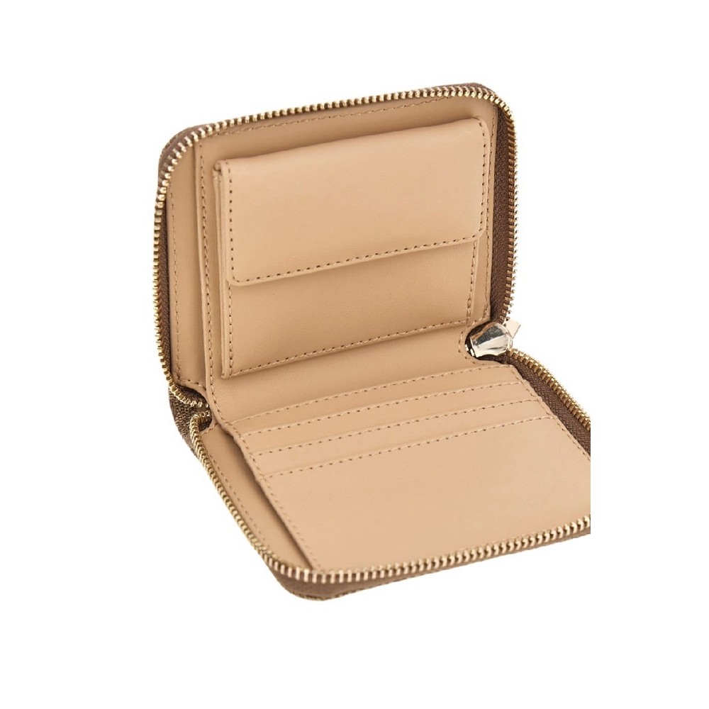 GUESS LAUREL II SLG SMALL ZIP AROUND ΠΟΡΤΟΦΟΛΙ ΓΥΝΑΙΚΕΙΟ LATTE