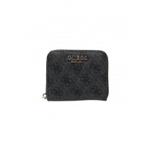 GUESS LAUREL II SLG SMALL ZIP AROUND ΠΟΡΤΟΦΟΛΙ ΓΥΝΑΙΚΕΙΟ GREY