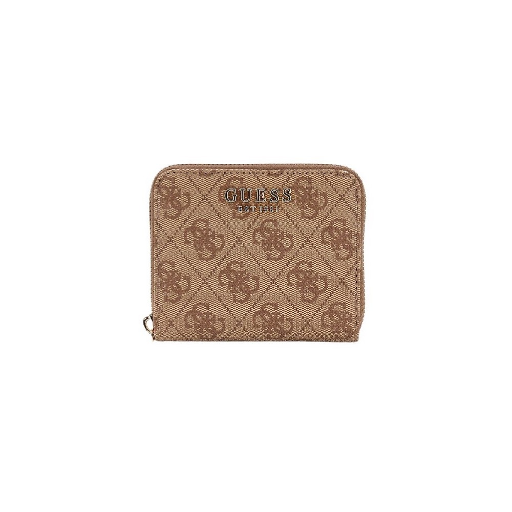 GUESS LAUREL II SLG SMALL ZIP AROUND ΠΟΡΤΟΦΟΛΙ ΓΥΝΑΙΚΕΙΟ LATTE