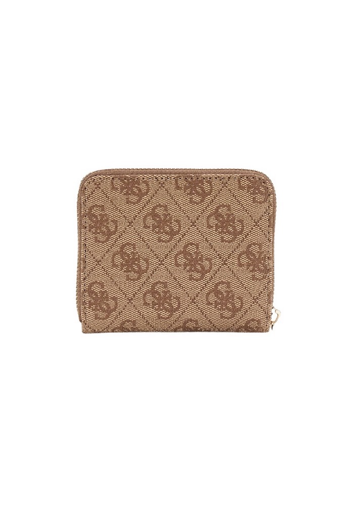 GUESS LAUREL II SLG SMALL ZIP AROUND ΠΟΡΤΟΦΟΛΙ ΓΥΝΑΙΚΕΙΟ LATTE