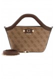 GUESS LINDSEY MINI TOTE ΤΣΑΝΤΑ ΓΥΝΑΙΚΕΙΑ LATTE