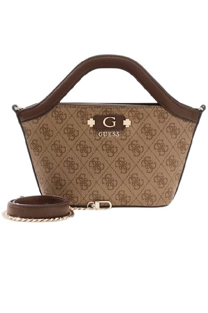 GUESS LINDSEY MINI TOTE ΤΣΑΝΤΑ ΓΥΝΑΙΚΕΙΑ LATTE