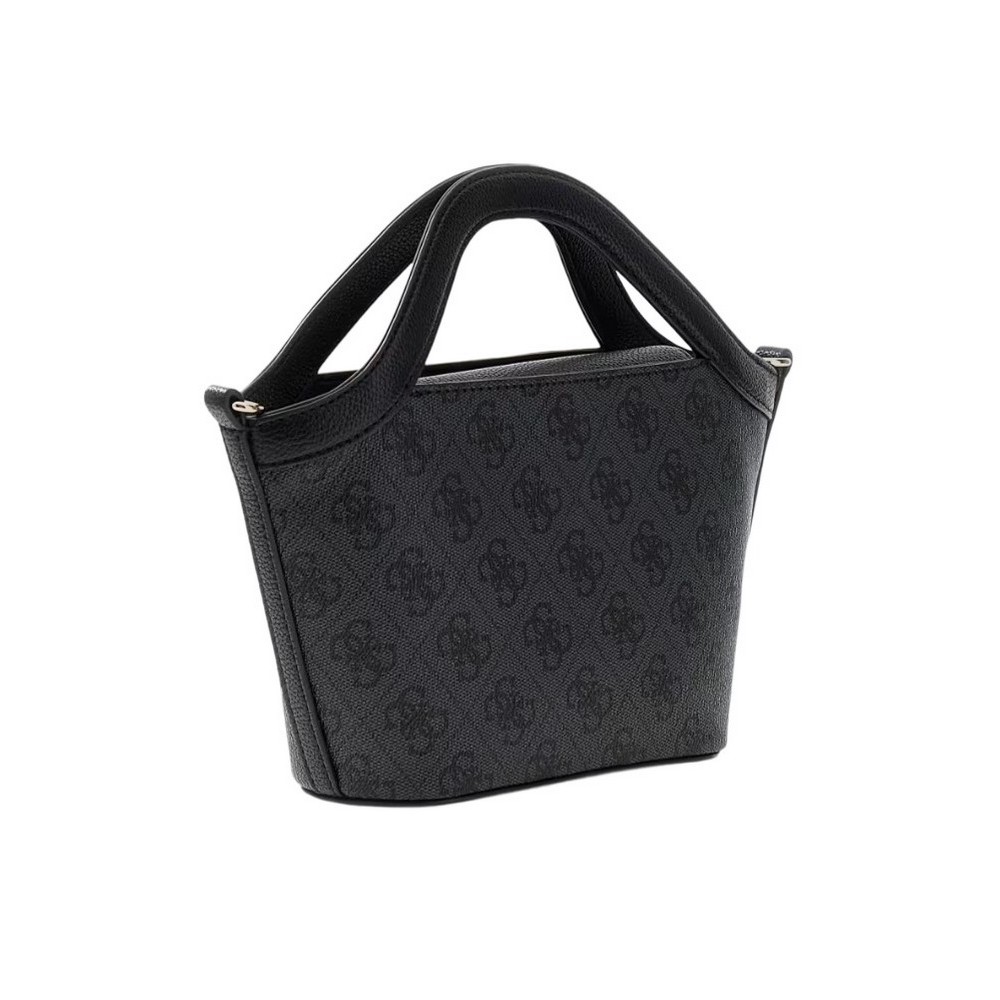 GUESS LINDSEY MINI TOTE ΤΣΑΝΤΑ ΓΥΝΑΙΚΕΙΑ DARK GREY