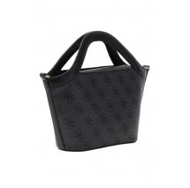 GUESS LINDSEY MINI TOTE ΤΣΑΝΤΑ ΓΥΝΑΙΚΕΙΑ DARK GREY