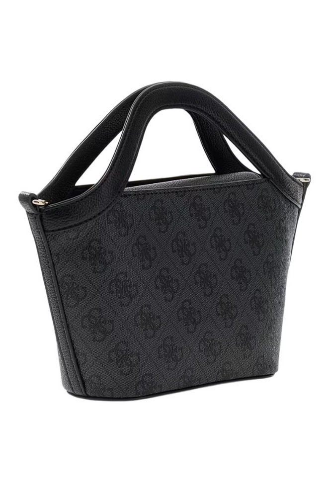 GUESS LINDSEY MINI TOTE ΤΣΑΝΤΑ ΓΥΝΑΙΚΕΙΑ DARK GREY