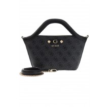 GUESS LINDSEY MINI TOTE ΤΣΑΝΤΑ ΓΥΝΑΙΚΕΙΑ DARK GREY