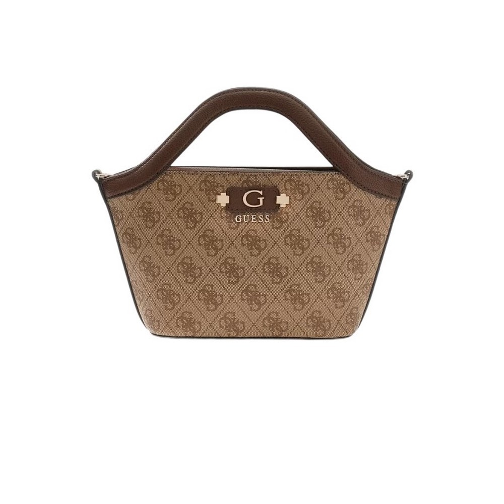 GUESS LINDSEY MINI TOTE ΤΣΑΝΤΑ ΓΥΝΑΙΚΕΙΑ LATTE