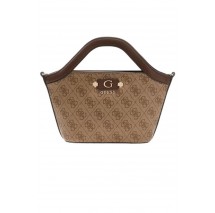 GUESS LINDSEY MINI TOTE ΤΣΑΝΤΑ ΓΥΝΑΙΚΕΙΑ LATTE