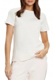 GUESS COLETTE T-SHIRT ΜΠΛΟΥΖΑ ΓΥΝΑΙΚΕΙΑ OFF WHITE