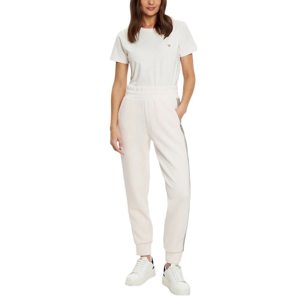 GUESS COLETTE T-SHIRT ΜΠΛΟΥΖΑ ΓΥΝΑΙΚΕΙΑ OFF WHITE