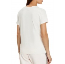 GUESS COLETTE T-SHIRT ΜΠΛΟΥΖΑ ΓΥΝΑΙΚΕΙΑ OFF WHITE