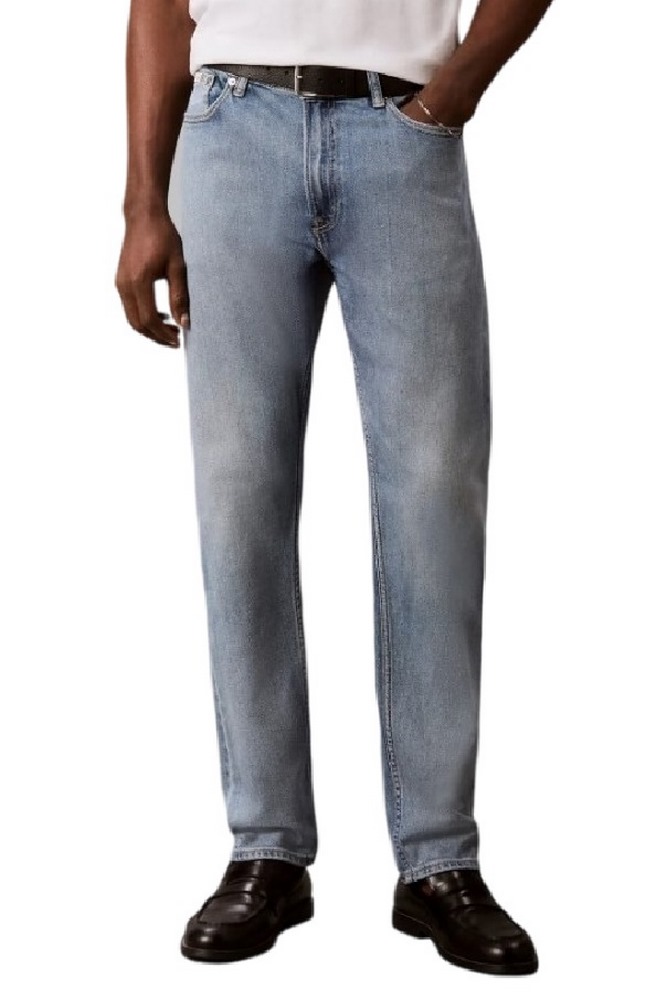CALVIN KLEIN JEANS CLASSIC TAPER SAGE STONE ΤΖΙΝ ΠΑΝΤΕΛΟΝΙ ΑΝΔΡΙΚΟ WASHED DENIM