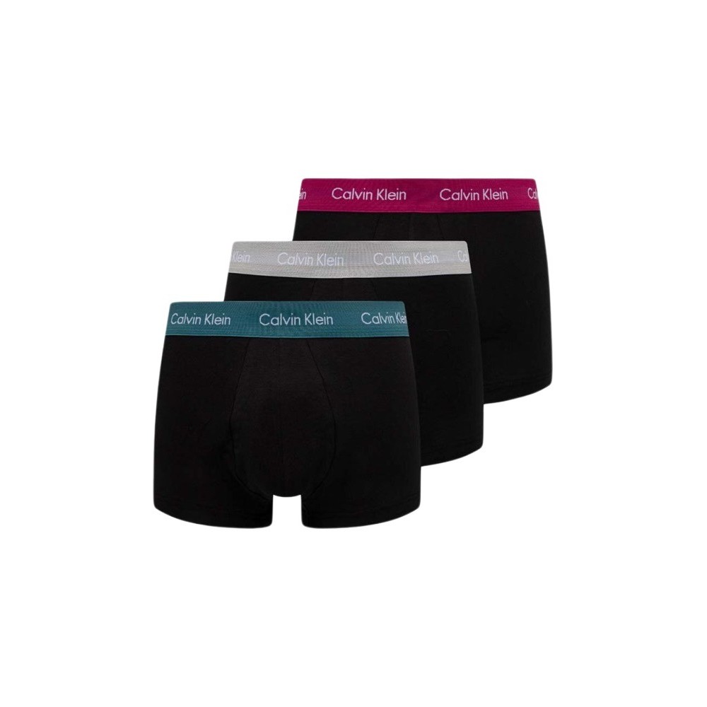 CALVIN KLEIN JEANS LOW RISE TRUNK 3PK ΕΣΩΡΟΥΧΟ ΑΝΔΡΙΚΟ BLACK/GREEN