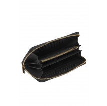 TOMMY HILFIGER  ICON LRG ZA MONO EMBO ΠΟΡΤΟΦΟΛΙ ΓΥΝΑΙΚΕΙΟ BLACK