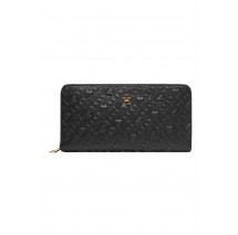 TOMMY HILFIGER  ICON LRG ZA MONO EMBO ΠΟΡΤΟΦΟΛΙ ΓΥΝΑΙΚΕΙΟ BLACK