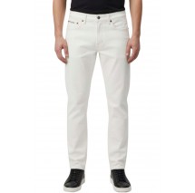 CALVIN KLEIN JEANS CLASSIC TAPER CHALK WHITE JEAN ΤΖΙΝ ΠΑΝΤΕΛΟΝΙ ΑΝΔΡΙΚΟ DENIM WHITE