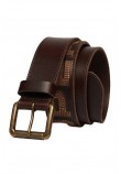 SUPERDRY D2 SDRY BRANDED BELT ΖΩΝΗ ΑΝΔΡΙΚΗ BROWN