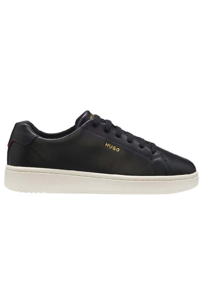 HUGO BOSS NESTON TENN LACE UP SNEAKERS ΠΑΠΟΥΤΣΙ ΑΝΔΡΙΚΟ BLACK