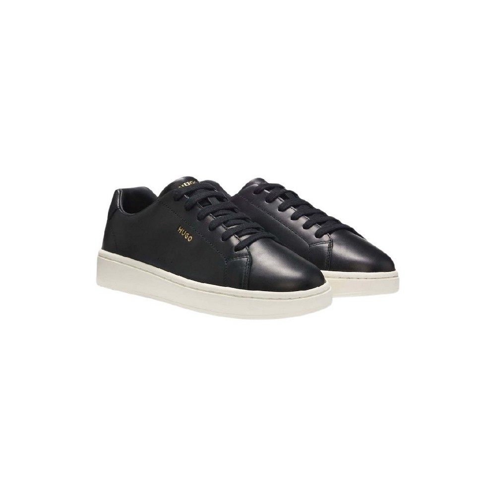 HUGO BOSS NESTON TENN LACE UP SNEAKERS ΠΑΠΟΥΤΣΙ ΑΝΔΡΙΚΟ BLACK