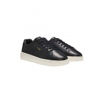 HUGO BOSS NESTON TENN LACE UP SNEAKERS ΠΑΠΟΥΤΣΙ ΑΝΔΡΙΚΟ BLACK
