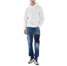 GUESS BEAU HOODIE SWEATSHI ΦΟΥΤΕΡ ΑΝΔΡΙΚΟ WHITE