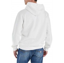 GUESS BEAU HOODIE SWEATSHI ΦΟΥΤΕΡ ΑΝΔΡΙΚΟ WHITE