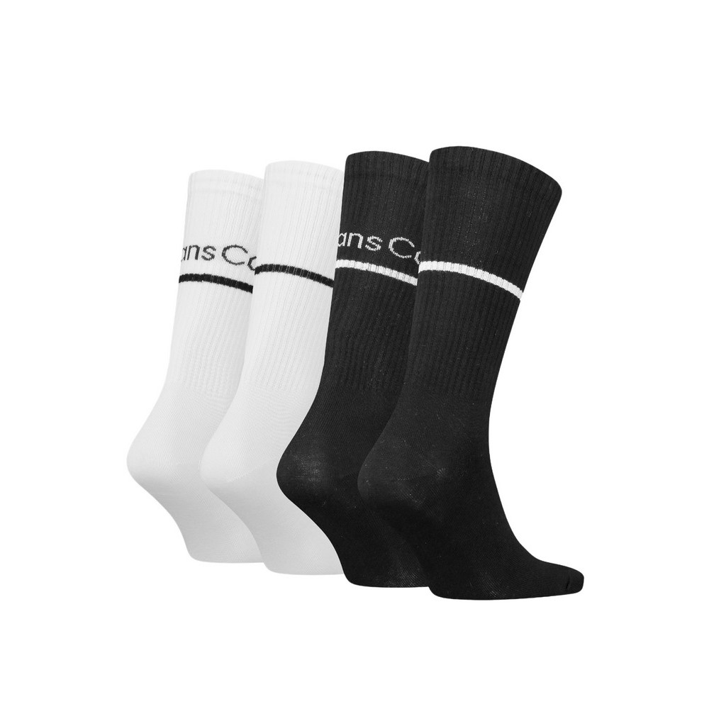 CALVIN KLEIN JEANS CKJ MEN SOCK 4P LOGO STRIPE GIFTBOX ΚΑΛΤΣΕΣ ΑΝΔΡΙΚΕΣ MULTI