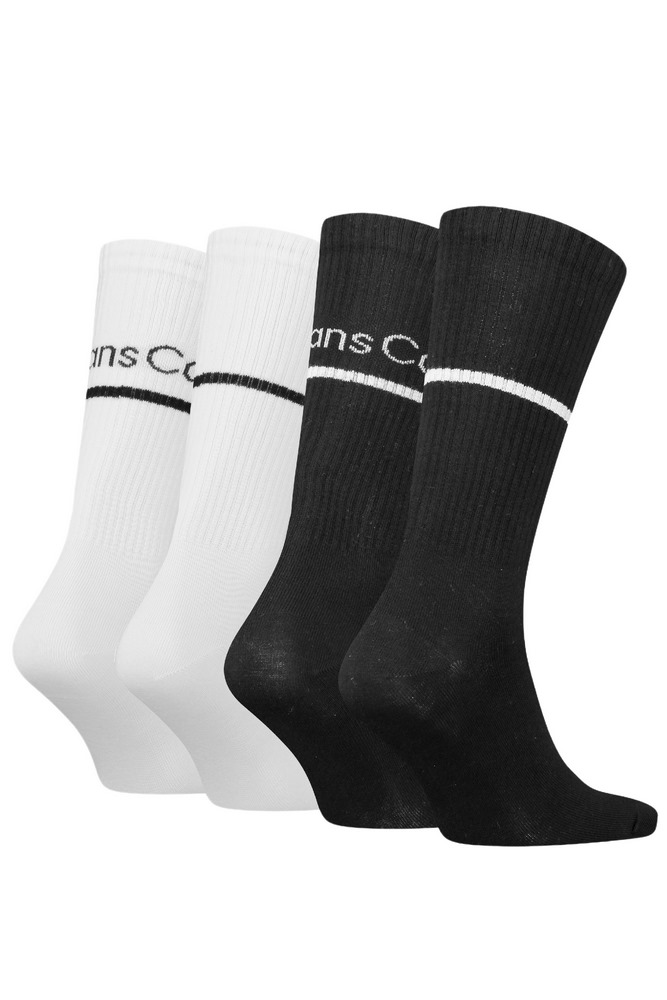 CALVIN KLEIN JEANS CKJ MEN SOCK 4P LOGO STRIPE GIFTBOX ΚΑΛΤΣΕΣ ΑΝΔΡΙΚΕΣ MULTI