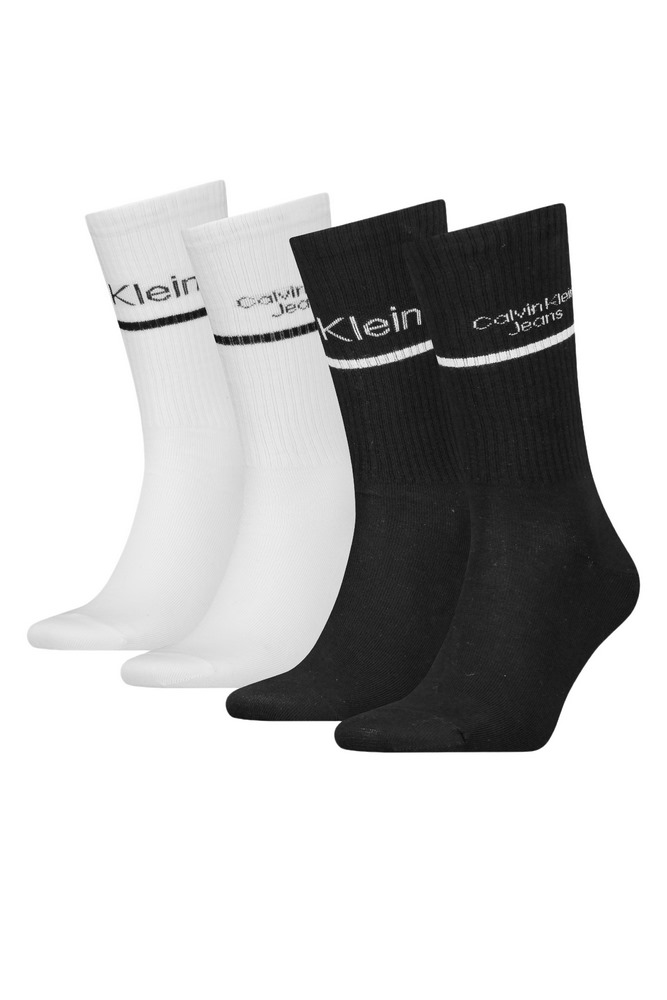 CALVIN KLEIN JEANS CKJ MEN SOCK 4P LOGO STRIPE GIFTBOX ΚΑΛΤΣΕΣ ΑΝΔΡΙΚΕΣ MULTI