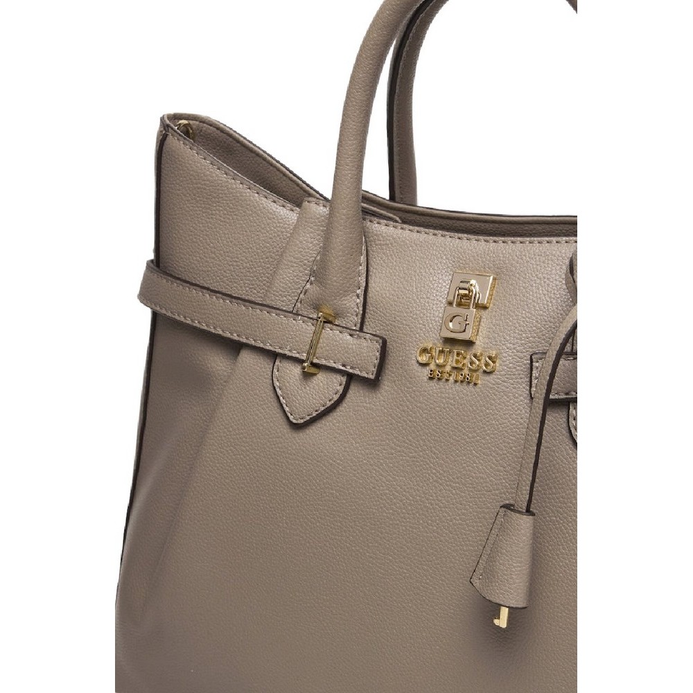 GUESS YESBA GIRLFRIEND SATCHEL ΤΣΑΝΤΑ ΓΥΝΑΙΚΕΙΑ TAUPE
