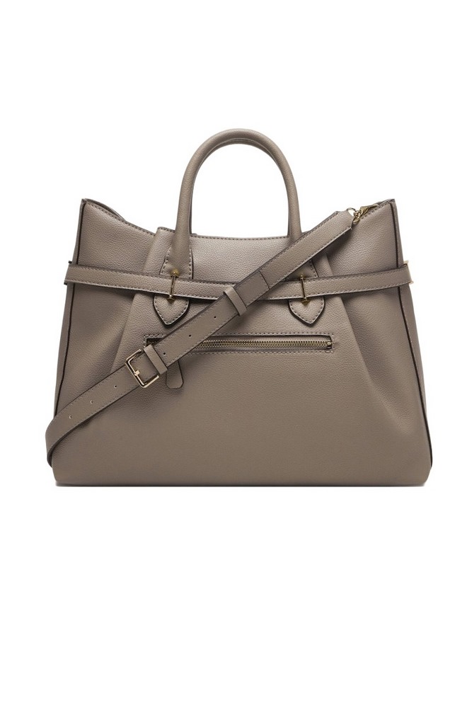 GUESS YESBA GIRLFRIEND SATCHEL ΤΣΑΝΤΑ ΓΥΝΑΙΚΕΙΑ TAUPE