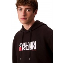 CALVIN KLEIN JEANS LS EU 350TERRY CK REDBOX GRAPHIC ΦΟΥΤΕΡ ΜΠΛΟΥΖΑ ΑΝΔΡΙΚΗ BLACK