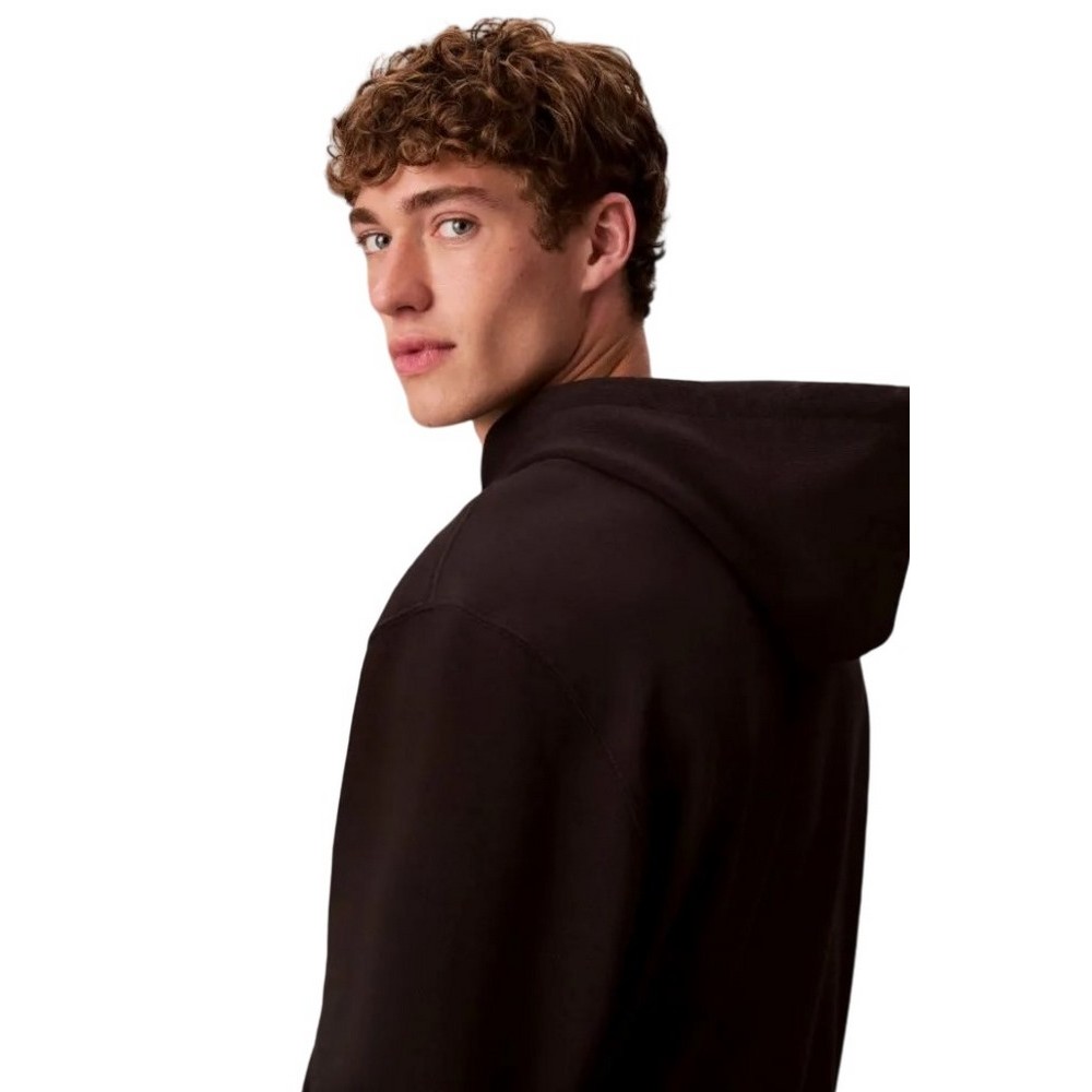 CALVIN KLEIN JEANS LS EU 350TERRY CK REDBOX GRAPHIC ΦΟΥΤΕΡ ΜΠΛΟΥΖΑ ΑΝΔΡΙΚΗ BLACK