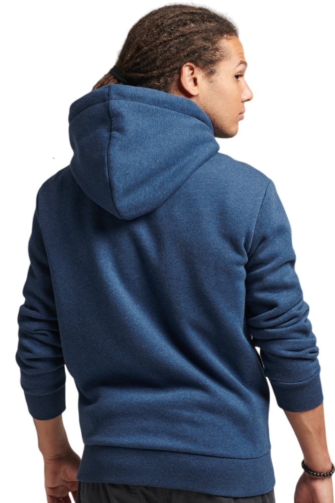 ΜΠΛΟΥΖΑ ΦΟΥΤΕΡ  VINTAGE LOGO EMB  ΑΝΔΡΙΚΗ SUPERDRY BLUE