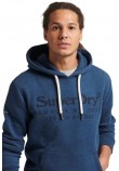 ΜΠΛΟΥΖΑ ΦΟΥΤΕΡ  VINTAGE LOGO EMB  ΑΝΔΡΙΚΗ SUPERDRY BLUE