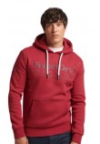 ΜΠΛΟΥΖΑ ΦΟΥΤΕΡ  VINTAGE LOGO EMB  ΑΝΔΡΙΚΗ SUPERDRY RED