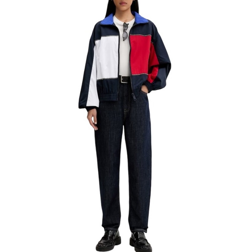 TOMMY JEANS MOM JEAN UH TPR CJ5056 ΤΖΙΝ ΠΑΝΤΕΛΟΝΙ ΓΥΝΑΙΚΕΙΟ DENIM DARK