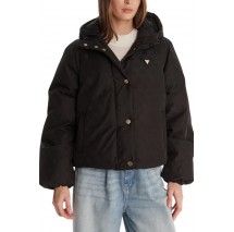 GUESS 4G BOXY PUFFER JACKET ΜΠΟΥΦΑΝ ΓΥΝΑΙΚΕΙΟ BLACK